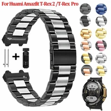 Stainless Stee Strap Wristband for Huami Amazfit T-Rex 2 / T Rex Pro Bracelet
