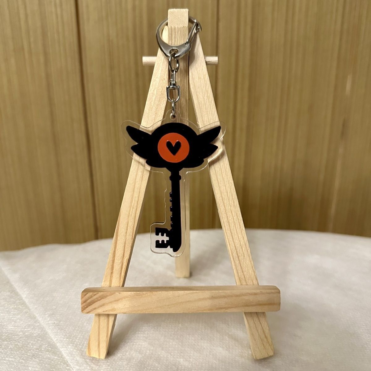 5CM Hazbin Hotel KeeKee KEY Keychain Key Ring Pendant