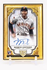 2024 Topps Gilded Collection - Gallery of Gold Autographs Marco Luciano #GOG-ML