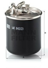MANN-FILTER Kraftstofffilter für MERCEDES VIANO W639 VITO / W639