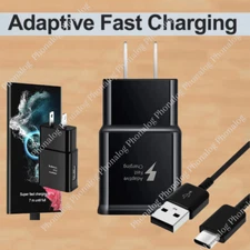 For Samsung Galaxy S22 Fast Charger Kit USB C Type C Cable Wall Adapter Block