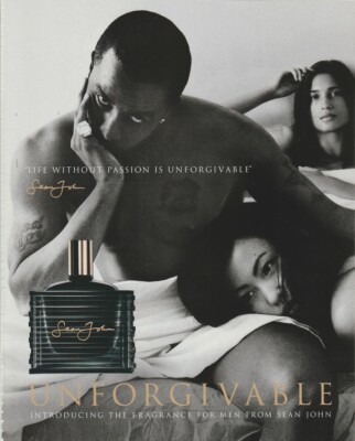 Werbepapier - Advertising Paper - Parfum Sean John
