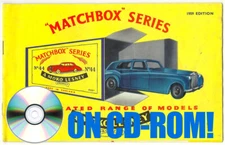 VINTAGE 1960s MATCHBOX LESNEY TOY CATALOGUES ON DVD!!! 1-75 SERIES KING-SIZE +++