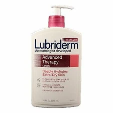 Lubriderm Advanced Therapy Moisturizer, 16 oz. Pump Bottle Scented, 1 Each