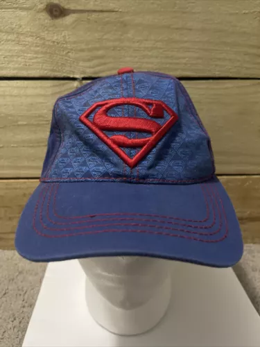 Superman Adult Hat/Cap Blue Adjustable Six Flags Over Texas Grand Prairie Texas