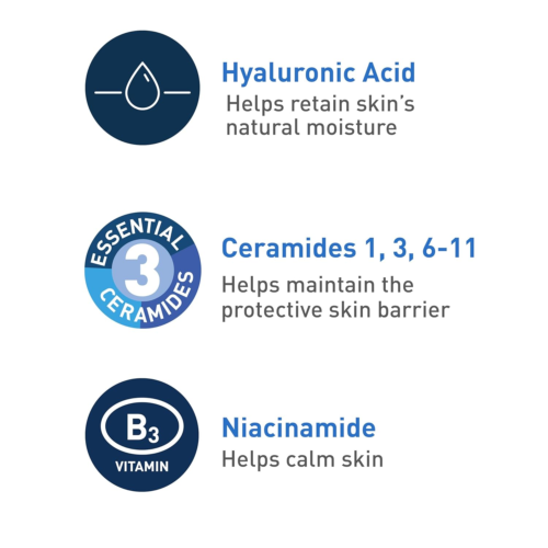 Foaming Facial Cleanser, Daily Face Wash for Oily Skin, Hyaluronic Acid + Cerami - Picture 5 of 15