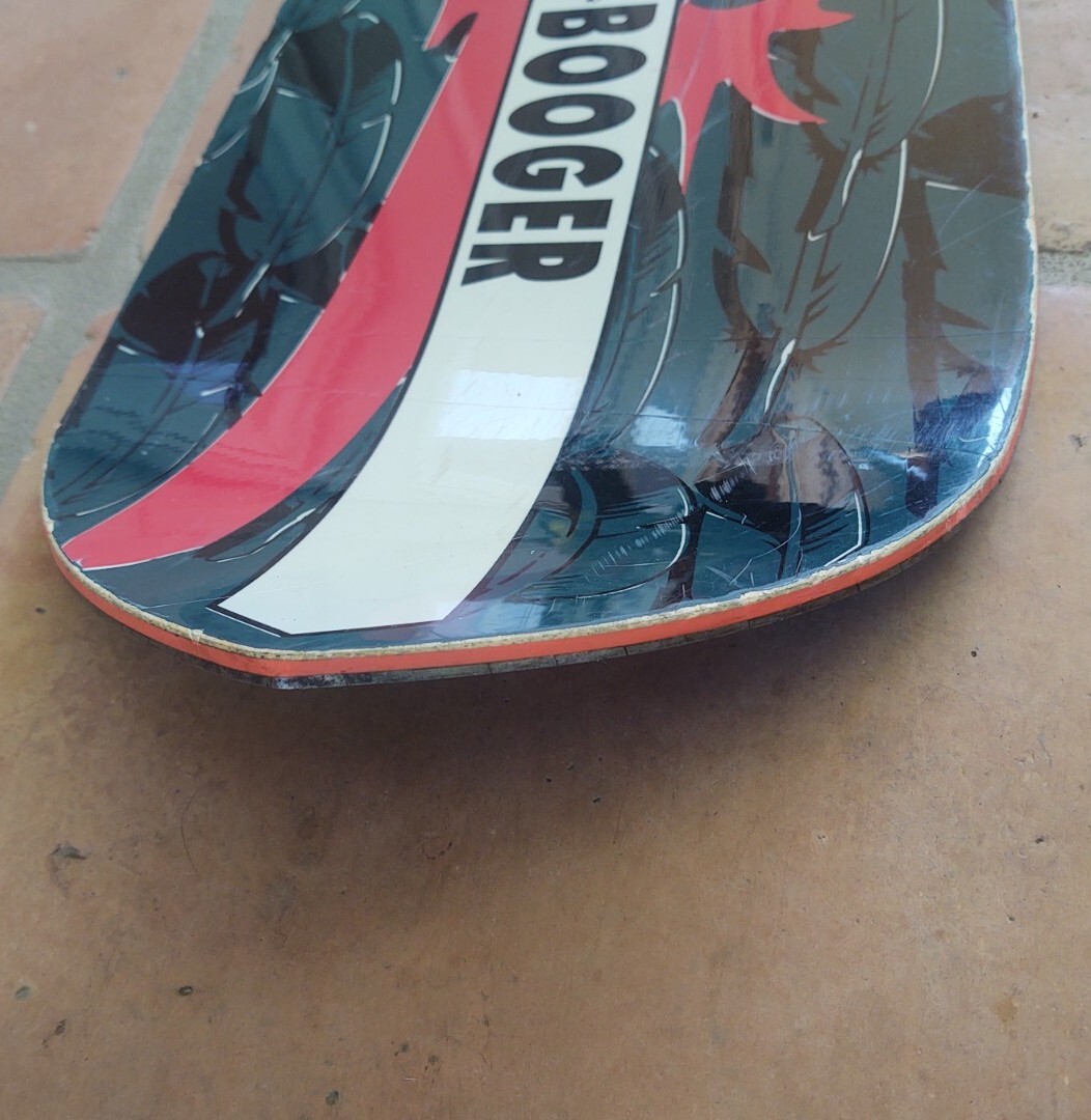 Vintage Hooger Booger Red Feather Grinder 160 snowboard