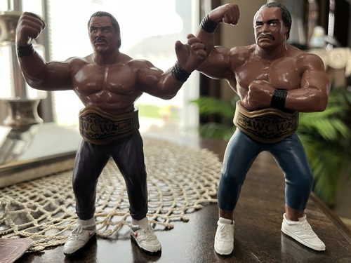 Ron Simmons & Butch Reed WCW Figures With Bio ...