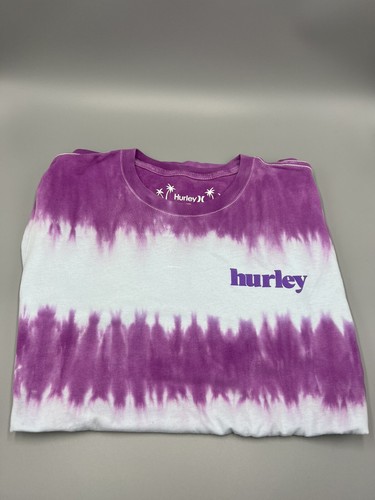 Hurley Tie Dye Everyday Washed + Wave SS T-Shirt. 100% Cotton, Sz XL Mens - 第 1/6 張圖片