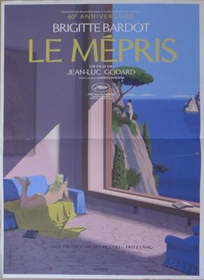 LE MEPRIS / THE CONTEMPT - BARDOT / GODARD - LAURENT DURIEUX KLEINES FILMPLAKAT