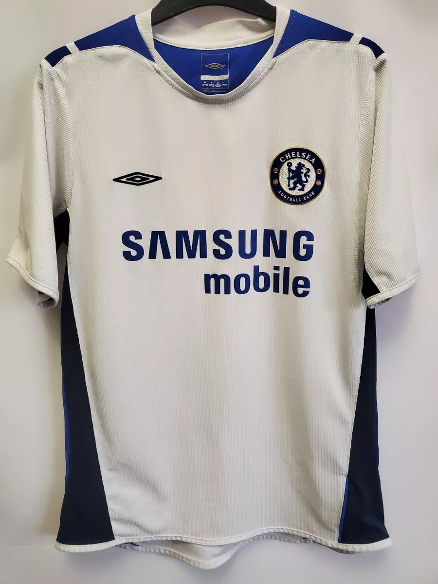 Chelsea FC 2005-06 Football White Shirt Jersey Umbro Size M Mens