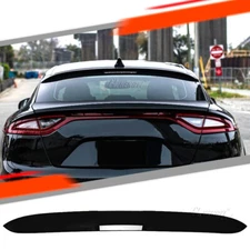 Rear Roof Spoiler Window Wing Lip For Kia Stinger 2018-2023 Glossy Black