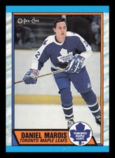 Daniel Marois #273 1989-90 O-Pee-Chee Toronto Maple Leafs