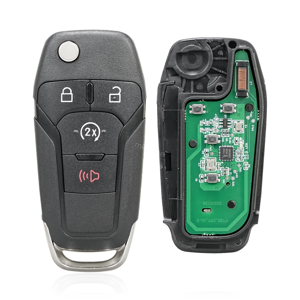 2 para Ford F-150 F-250 2015 2016 2017 2018 2019 mando a distancia abatible llavero 164-R8134 Foto 4 de 4