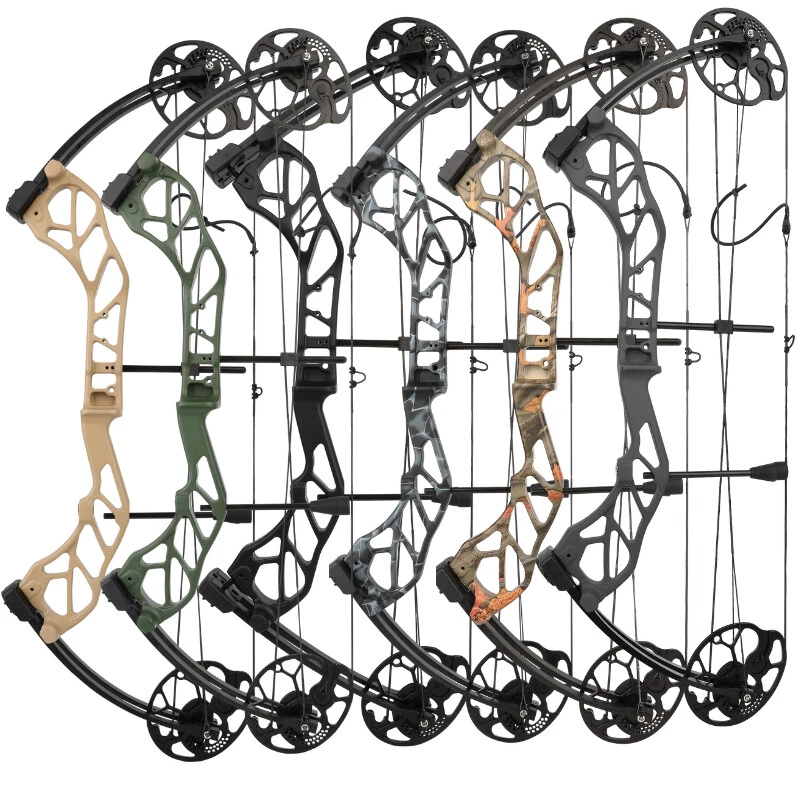 Archery Compound Bow 17-70lbs Let-off 75% IBO 320FPS Target Hunting Sports RH - Image 3 of 4