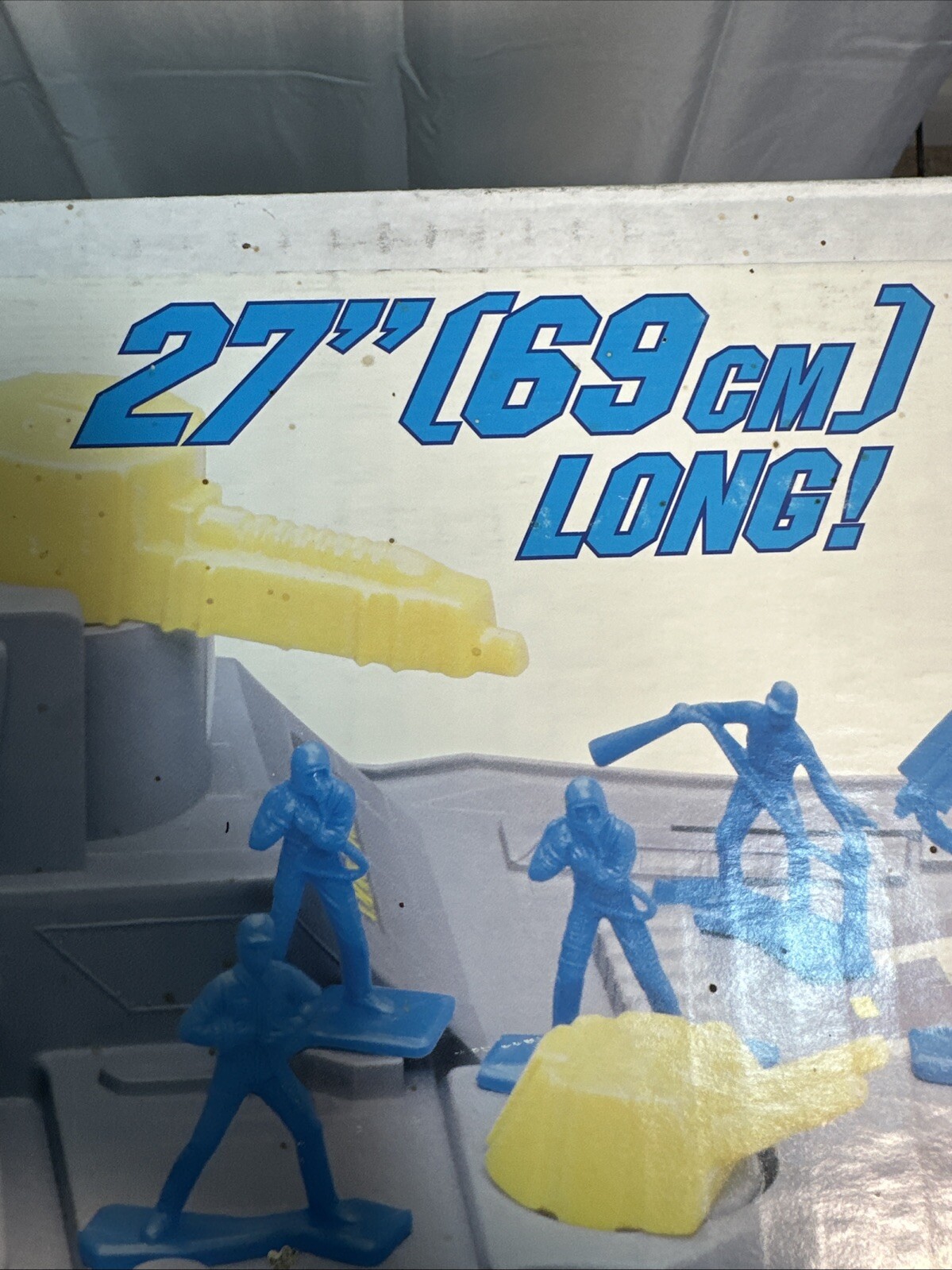 American Plastic Toys Inc 18 Piece Battleship Set 91120 w/Figures & Box Vintage