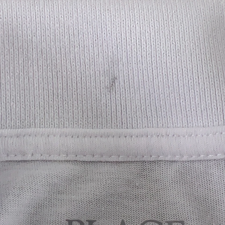 The Children's Place Niños Mediano 7/8 Blanco Uniforme Manga Corta Piqué Paquete de 2 Nuevo Foto 4 de 4