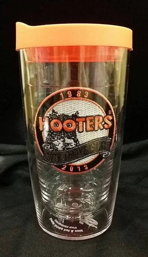 Tervis Tumbler HOOTERS 30th Anniversary Limited Edition 2013 16 oz NEW OWL Lid O