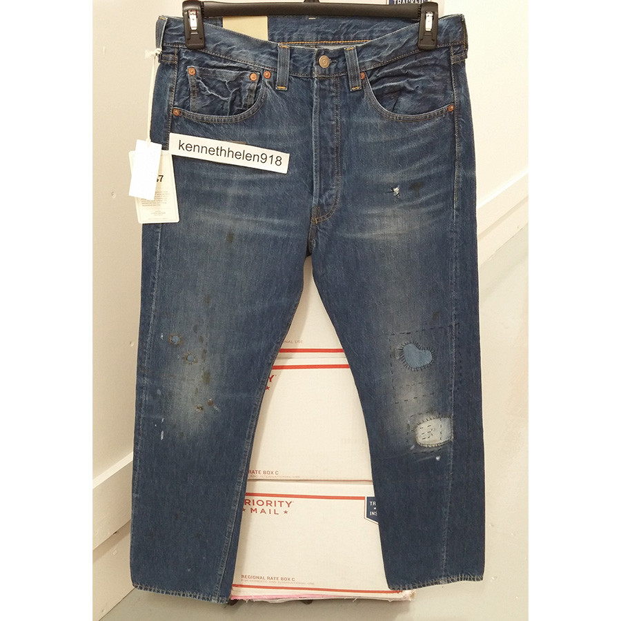 LEVIS VINTAGE CLOTHING 1947 501XX STRAIGHT LEG JEANS MENS SIZE