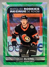 2021-22 O-Pee-Chee Platinum Emerald Surge #256 Olle Alsing 2/10