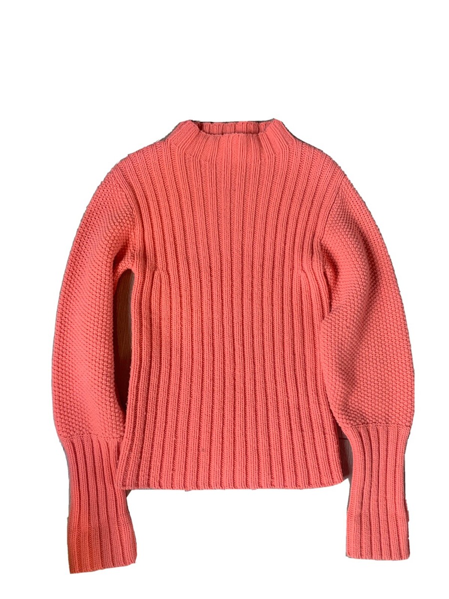 Victoria Beckham Orange Knitted Jumper UK