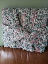 unusual quirky upcycled hand made Animal Jumper cushion 