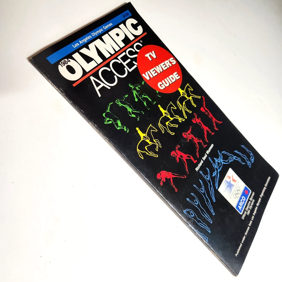 1984 Los Angeles Olympic Access TV Viewers Guide by Richard Saul Wurman. XLNT - Image 2 of 4