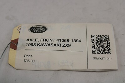 AXLE, FRONT 41068-1394 1998 Kawasaki ZX-9R Ninja | eBay