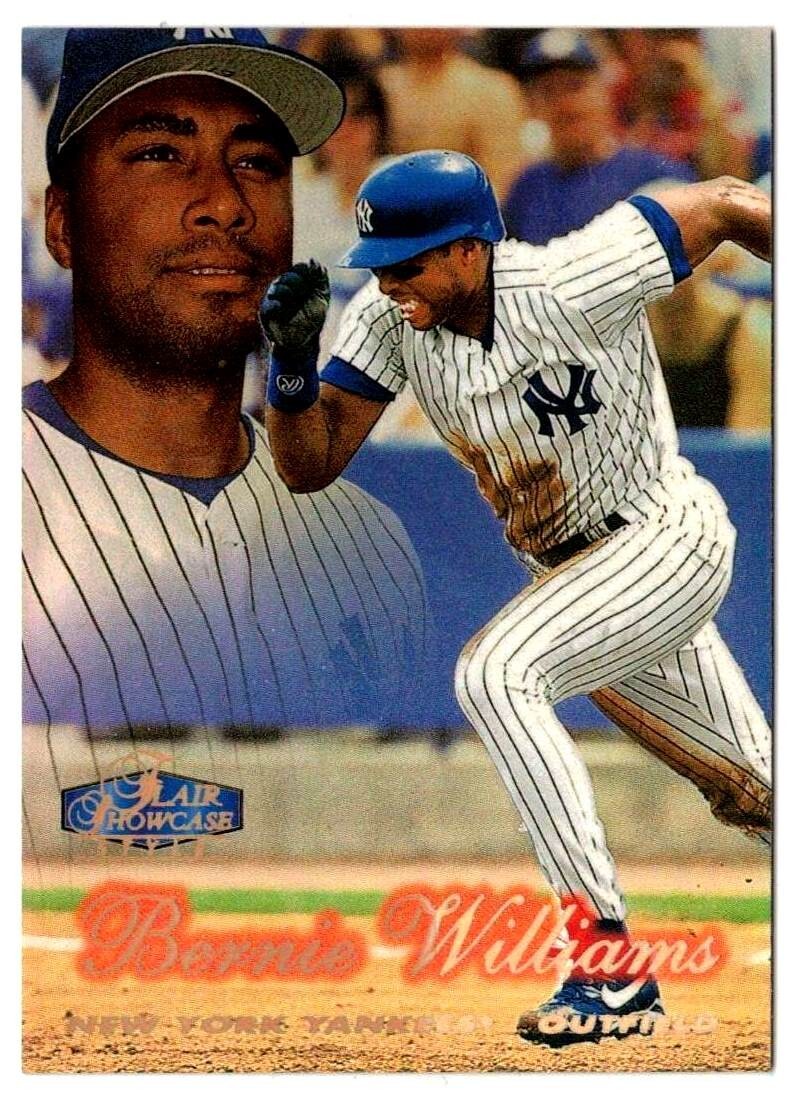 98 98 Flair Showcase Bernie Williams Legacy Flair Showcase Bernie 