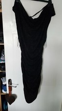 Black bodycon dress size 12