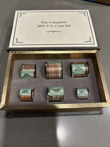 Danbury Mint - The Complete 2015 US Coin Set 72 Uncirculated Coins 12 ea Denom. - Picture 5 of 6