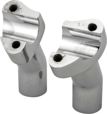 Hard Drive Chrome 3.5'' Pullback Forged Risers Harley Sportster Super Glide Drag