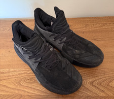 Adidas Dame 3 Shoes Mens 11 Black Lights Out Sneakers Athletic Basketball BY3206