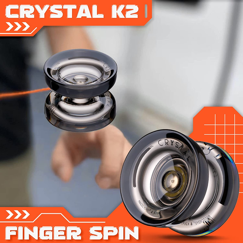 MAGICYOYO K2 Crystal Black Yoyo Professional, Responsive Yoyo for Kids Beginners - Picture 6 of 12