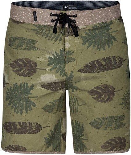 Hurley Men's Cabana 18" Boardshorts - Neutral Olive (29, 38, 40)