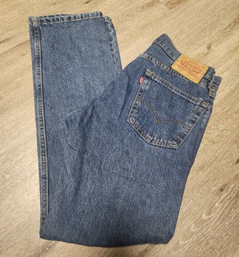 Levi's 505 Regular Fit Medium Denim Jeans Men Size 31 x 32