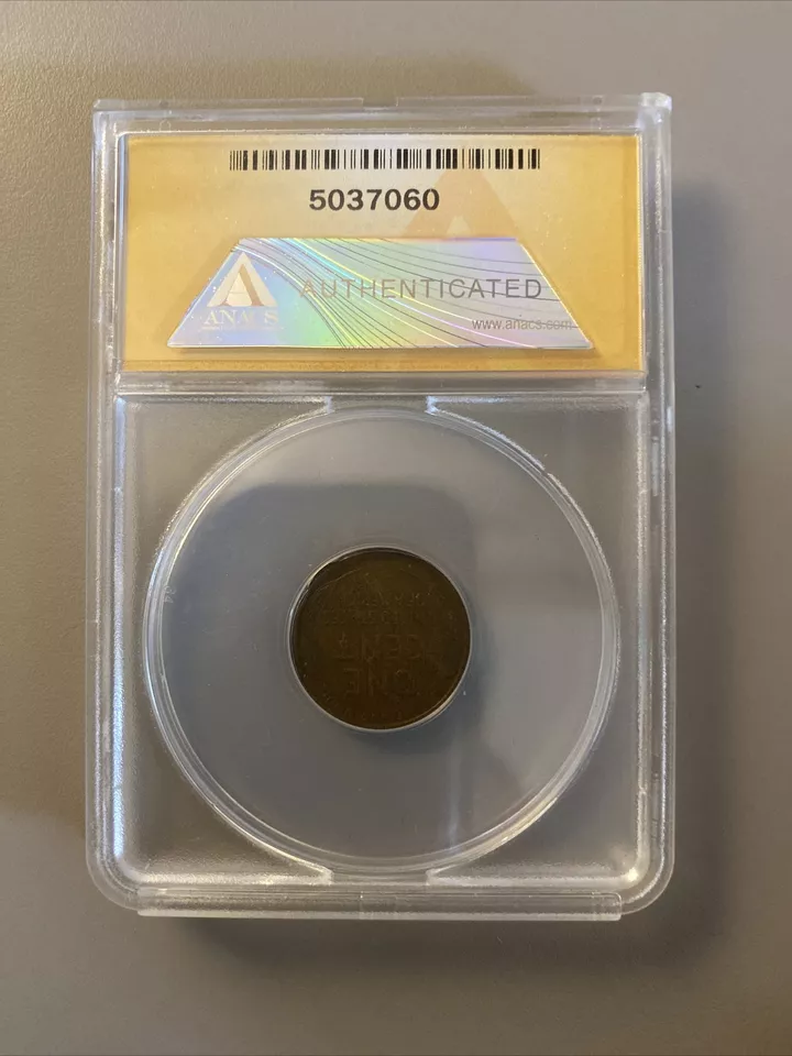 1909-S HORIZONTAL S LINCOLN CENT - ANACS VF-30 - Image 2 of 4