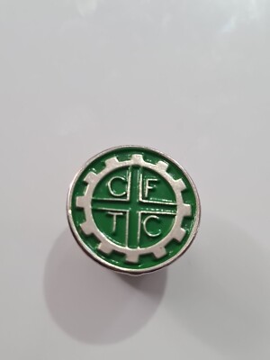 Abzeichen. Gewerkschaft, CFTC, Französische Konföderation christlicher Arbeiter. 