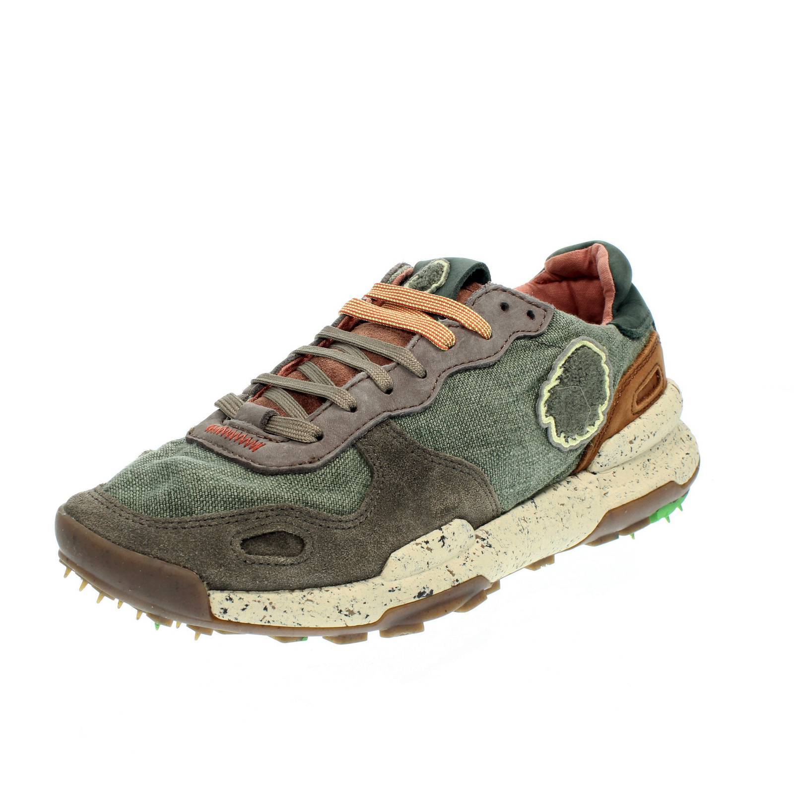Кроссовки Satorisan из замши и сетки Verde - Taglia 43 [27,5 см] Scarpe Uomo