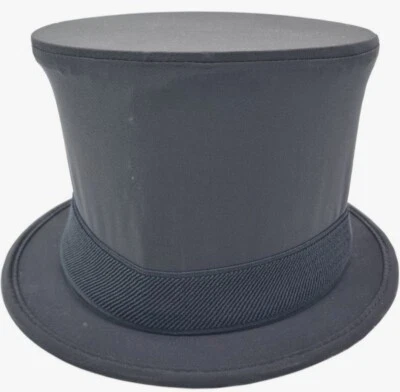 MAJORWEAR UK Black Foldable and Collapsible top hat. East To Pack And Carry.