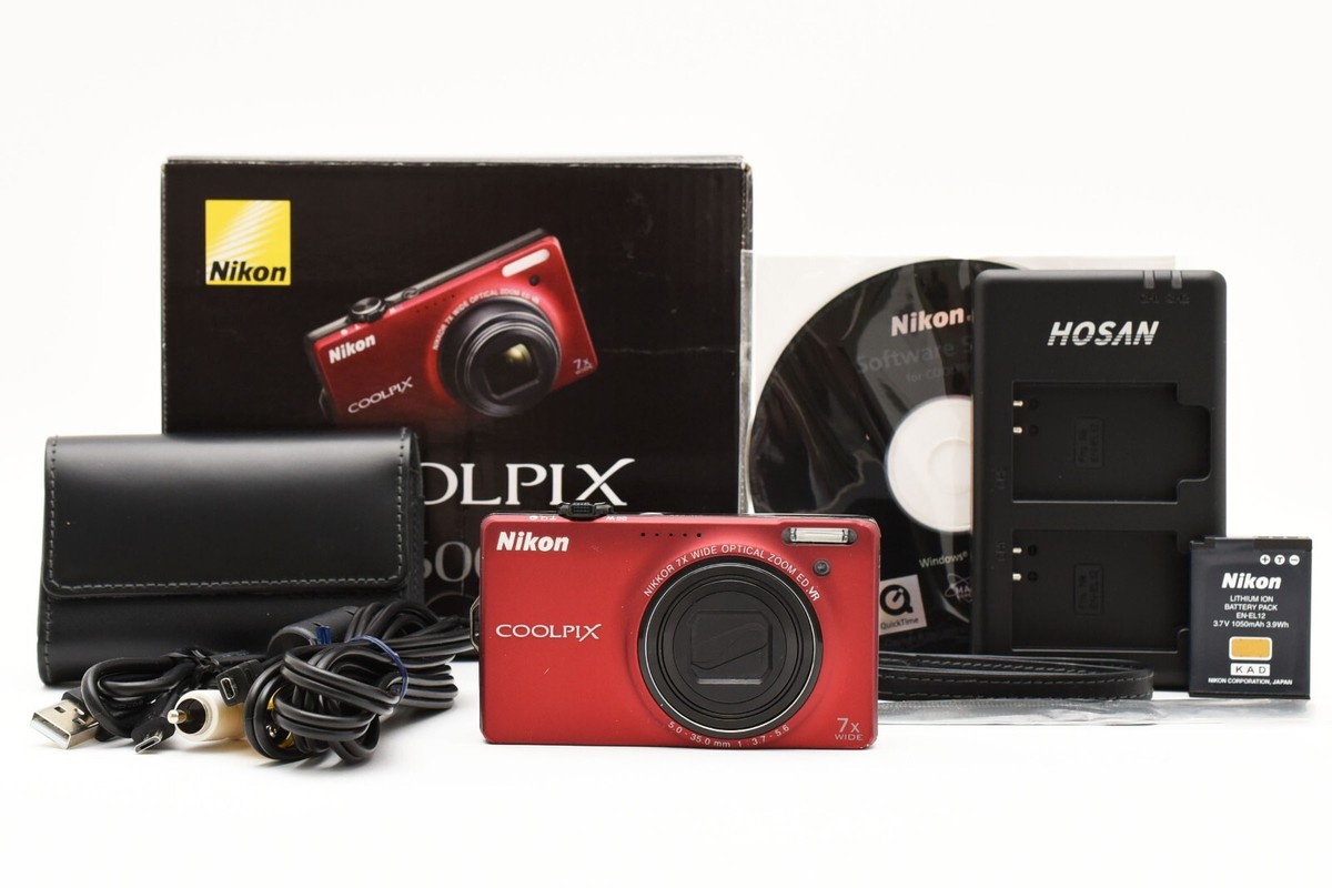 デジタルカメラ Nikon COOLPIX S6000 Red Amazon.com : Nikon Coolpix S6000 14.2 MP Digital Camera with