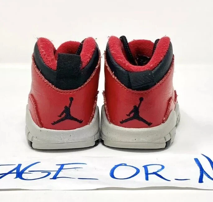 Nike Air Jordan X 10 Bulls Over Broadway 2015 Retro TD Niño pequeño 310808-601 talla 3C Foto 4 de 4