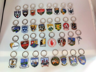 OFFIZIELLE ultradünne Schlüsselanhänger ganz Irland GAA County alle 32 Grafschaften verfügbar