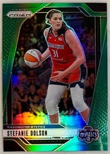 Stefanie Dolson 2024 Panini WNBA Prizm Green Prizm #34 Washington Mystics