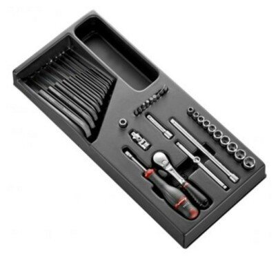 Facom MOD.RL161-26 1/4'' Antrieb Steckschlüsselsatz 36-teilig metrisch 6-Punkt Ratsche & Bits