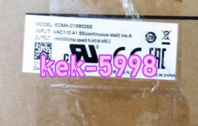 1PC NEU Delta servo motor ECMA-C10602SS #YT
