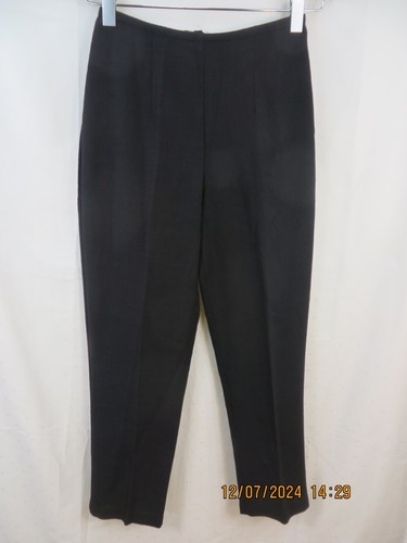 JORDAN & COLE SZ 10P Rayon/Polyes VTG Black Woven Soft Dress Pants Trousers - Bild 4 von 22