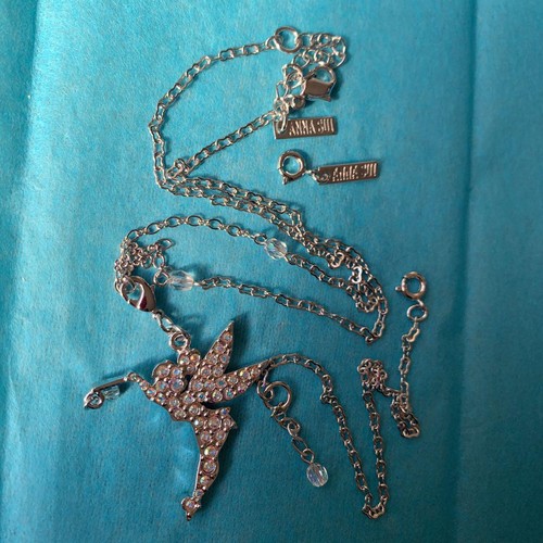 ANNA SUI Tinkerbell motif necklace, bracelet, earrings, etc. set - Picture 3 of 9