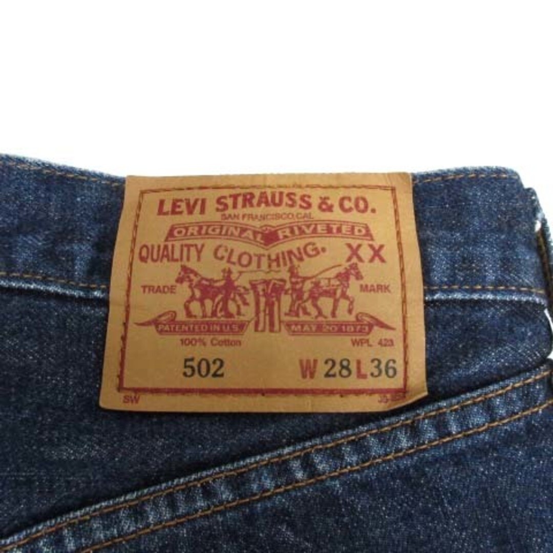 Levi's 502-XX Denim Pants Jeans Big E Red Ears Selvitch 28 Levi's 502-XX Denim Pants Jeans Big E Red Ears Selvitch 28