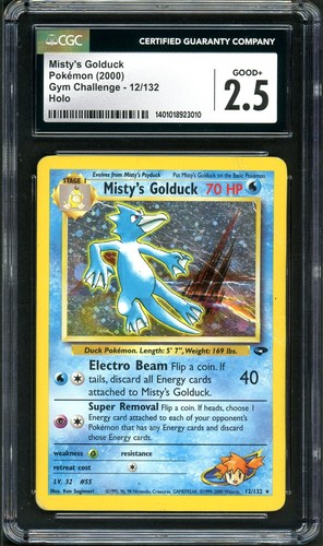 Misty's Golduck (Unlimited) graded CGC 2.5 for sale on eBay